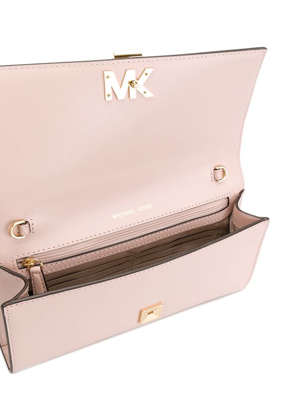 michael michael kors mott leather clutch