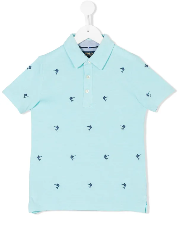 Swordfish Kids Ralph Polo Lauren 630 Embroidered Shirt Hk EWH29ID
