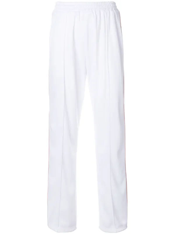 white cotton sweatpants