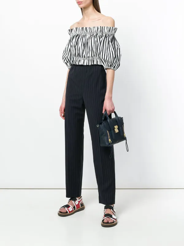 希少　3.1 Phillip Lim　パシュリ　ミニサッチェル　ゼブラ　バッグ 3.1 Phillip Lim Pashli Mini Satchel Bag | Blue | FARFETCH