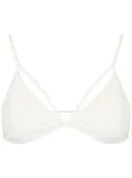 Olympiah Wari triangle bra - White