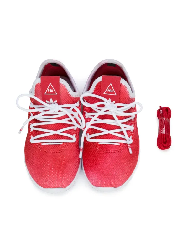 pharrell williams tennis hu shoes red