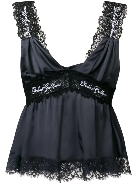 Dolce & Gabbana Camisola com detalhe de renda