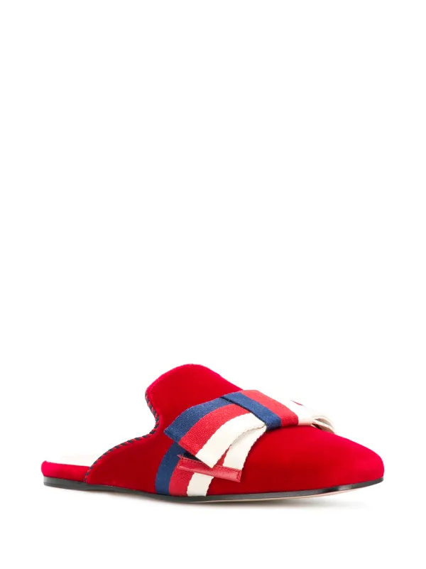 gucci bow slippers