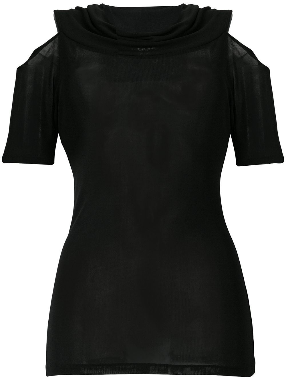 Image 1 of Yohji Yamamoto Pre-Owned cut out shoulder blouse