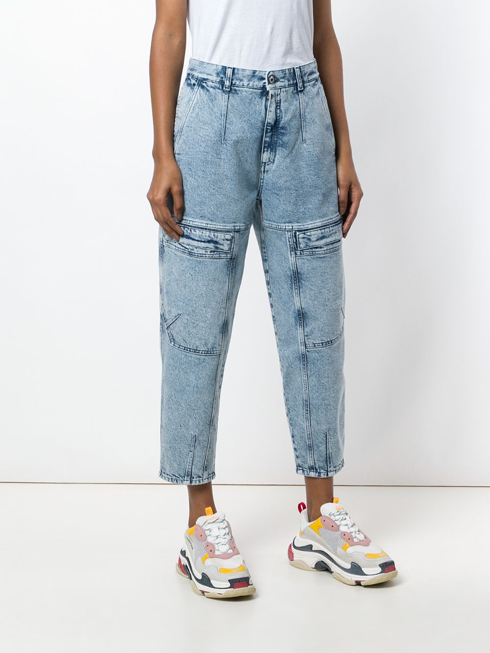 фото Stella mccartney front zipped jeans