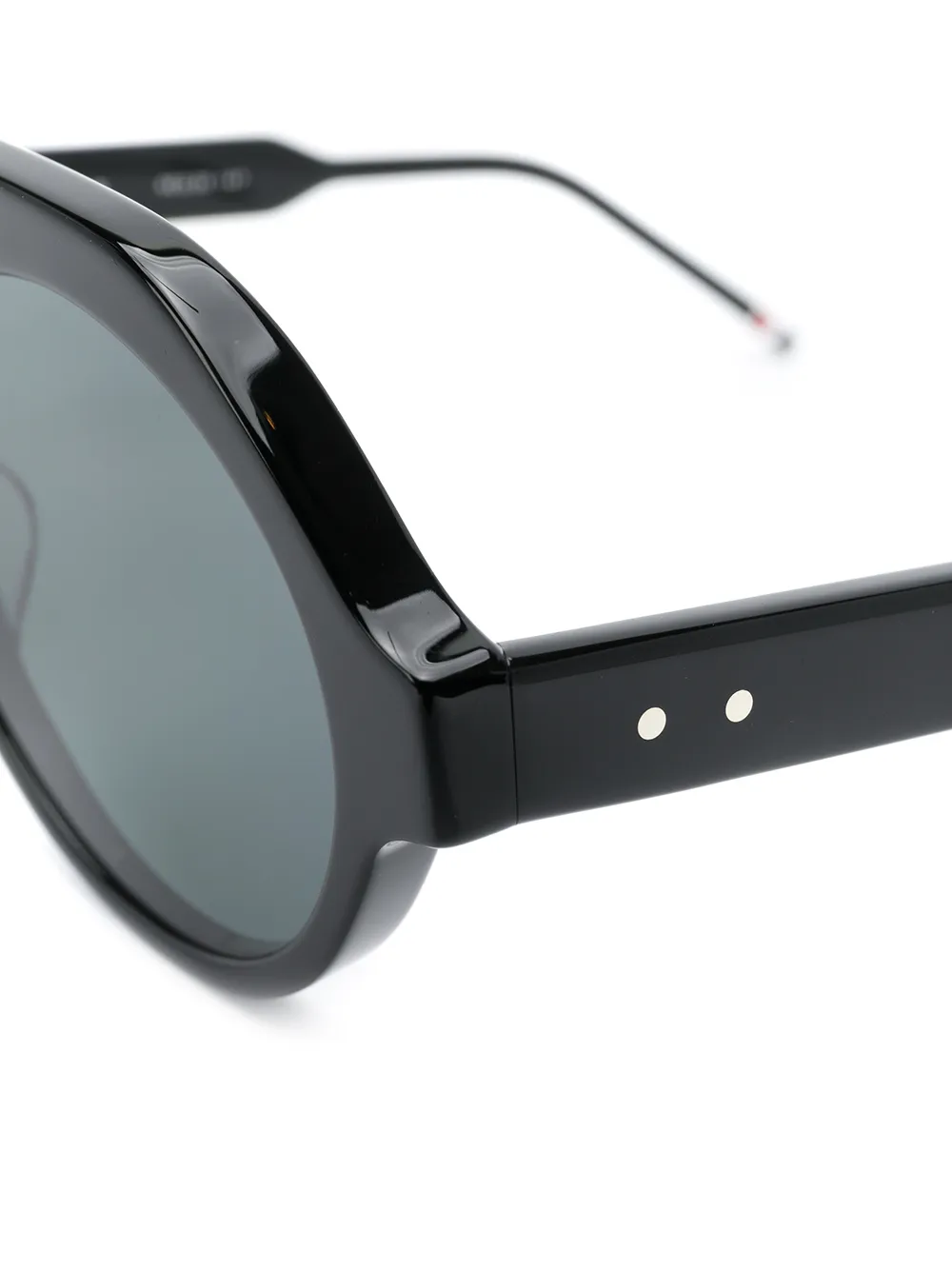 Thom Browne Eyewear round sunglasses Zwart