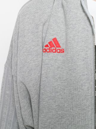 Gosha Rubchinskiy x Adidas logo刺绣连帽衫展示图