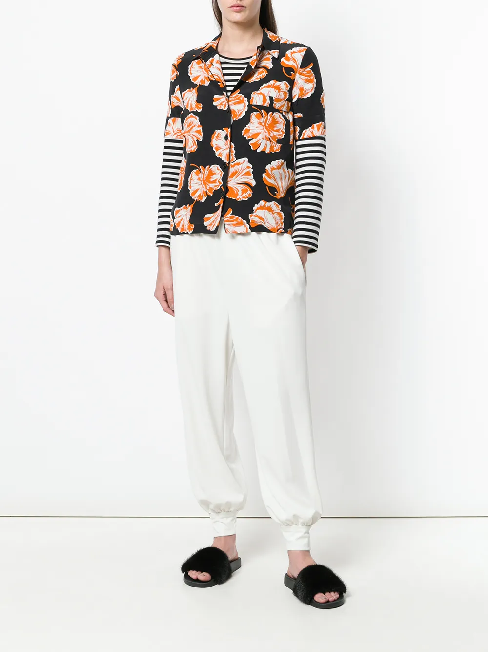 Marc Jacobs Pantalones Harén - Blanco 