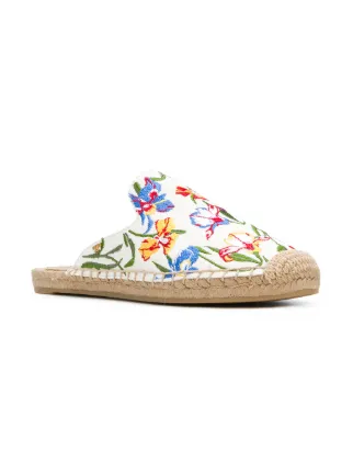 embroidered espadrille slippers展示图