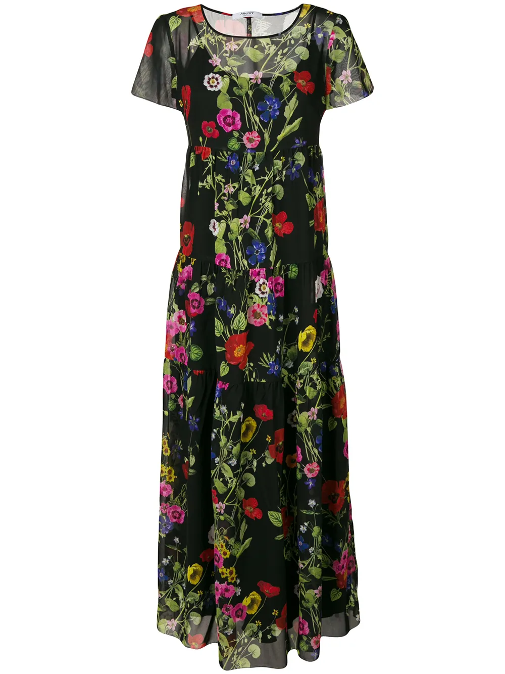 Blugirl Poppy Print Maxi Dress - Farfetch