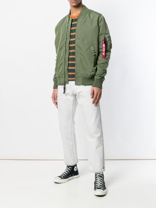 zipped bomber jacket展示图