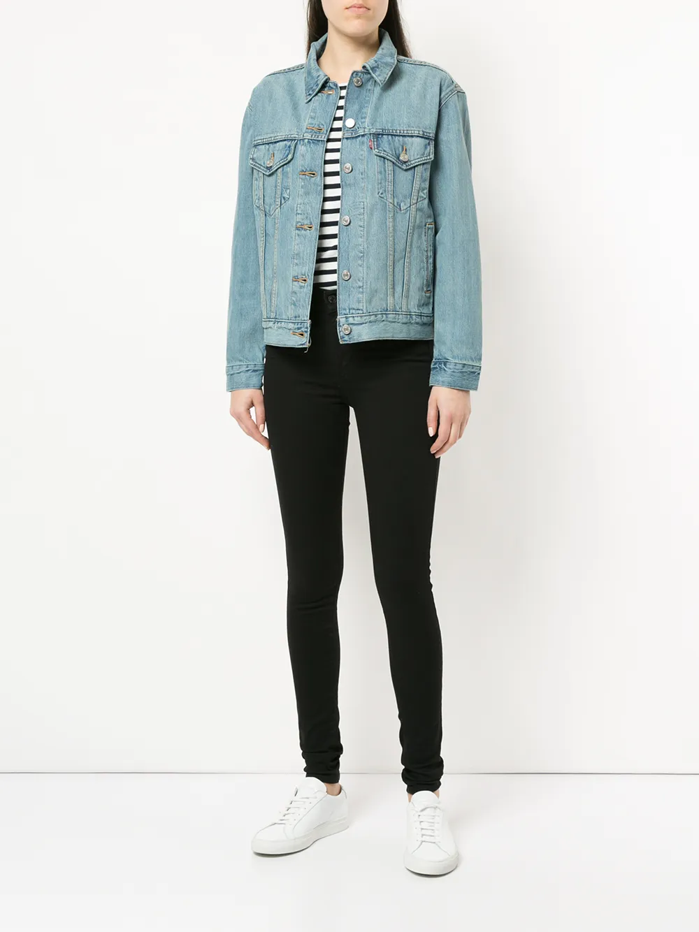 Levi's 720 skinny jeans Zwart