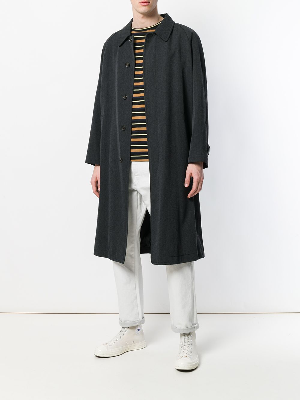 Image 2 of Comme Des Garçons Pre-Owned 1997 boxy long coat