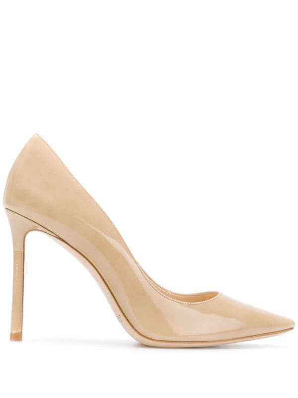 jimmy choo beige pumps