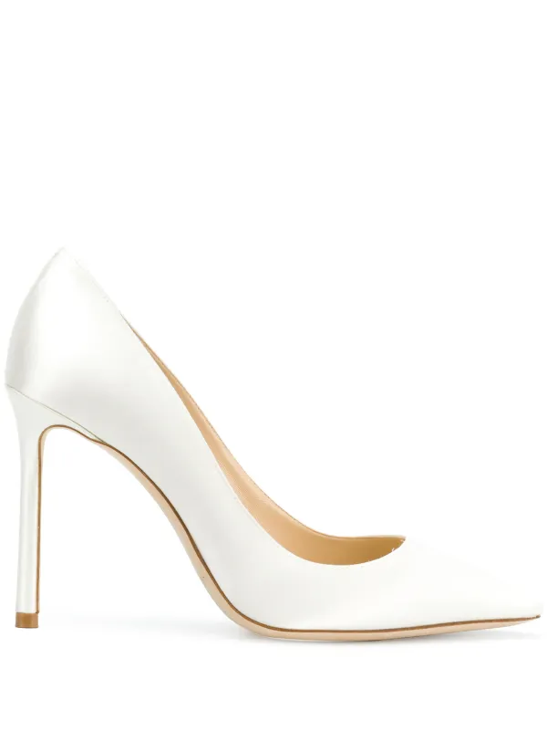 jimmy choo white heels