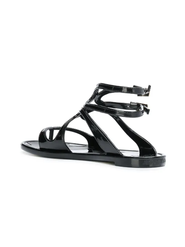 jimmy choo lance jelly sandals