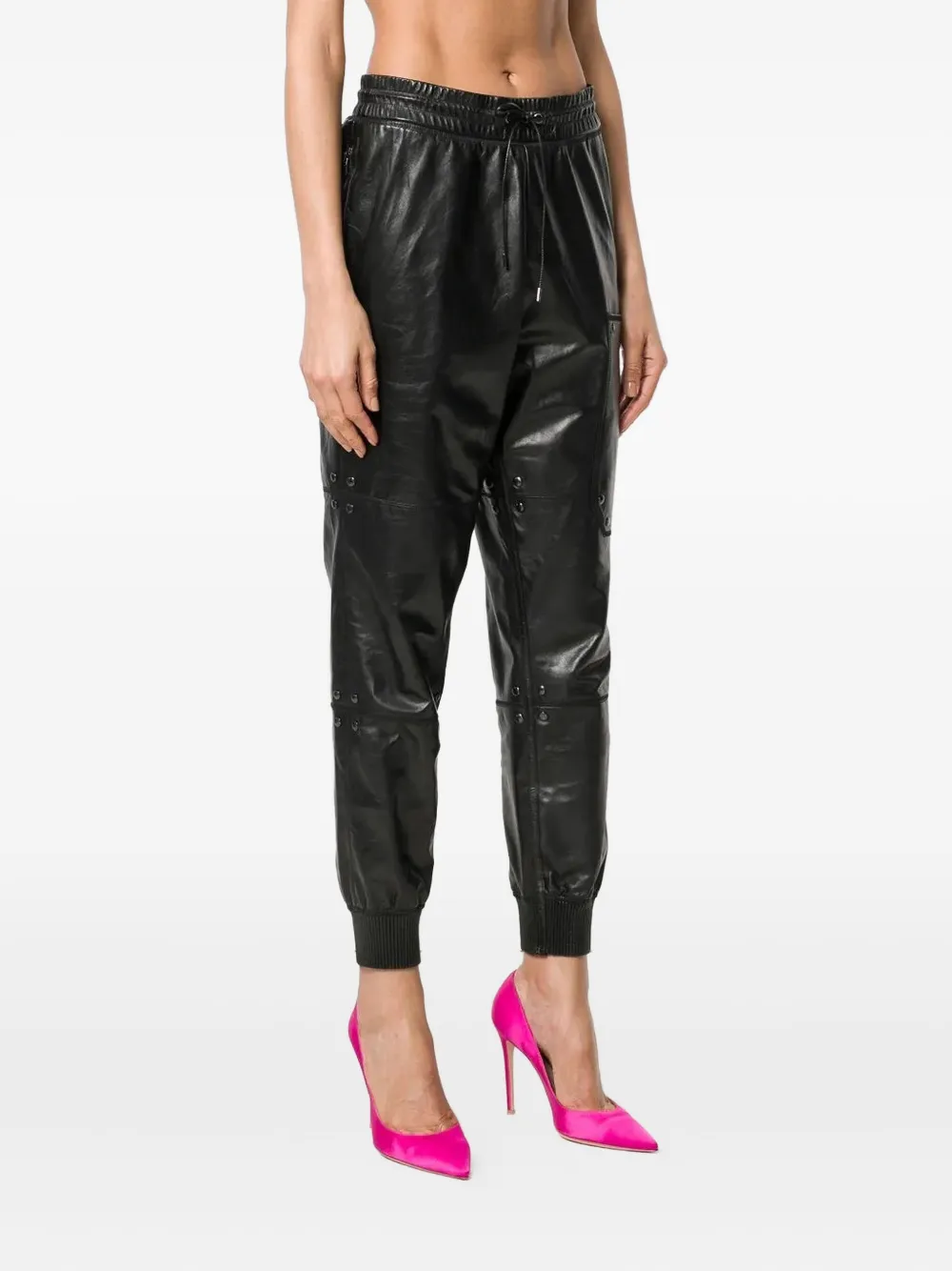  Tom Ford Leather Trousers - Black 