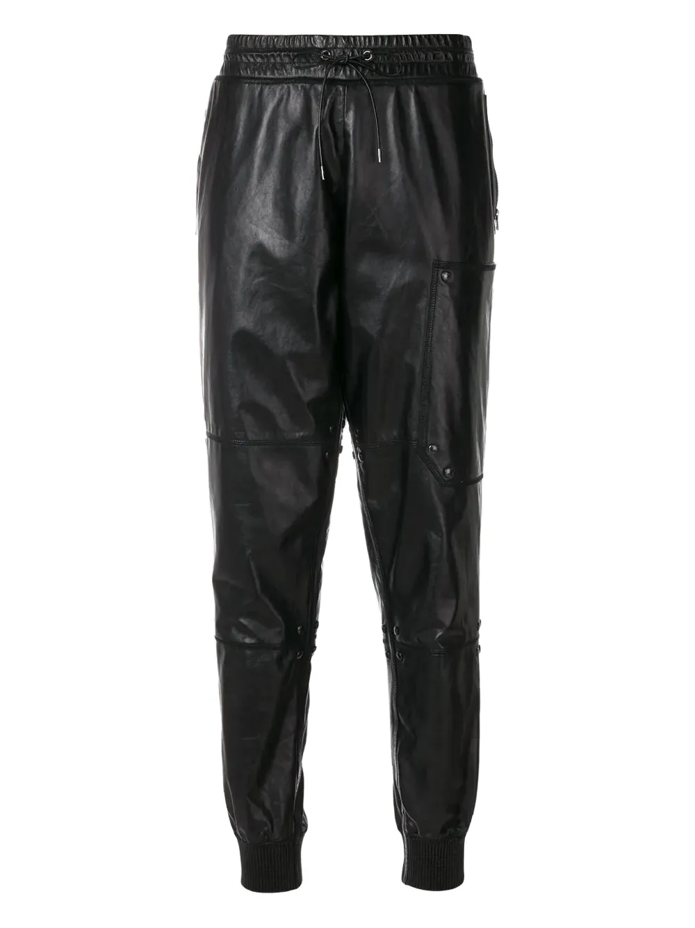 TOM FORD leather trousers – Black