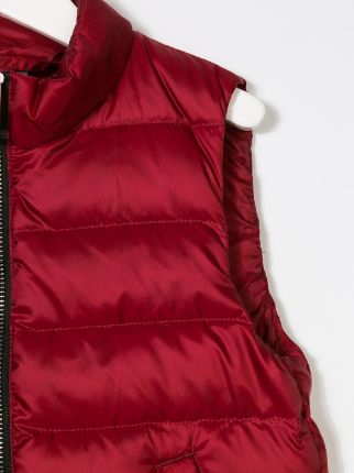 burberry vest kids red