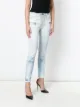 UNRAVEL PROJECT lace-up skinny jeans