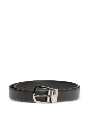Zegna バックル レザーベルト | ブラック | FARFETCH JP