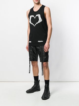 Heart skeleton tank top展示图