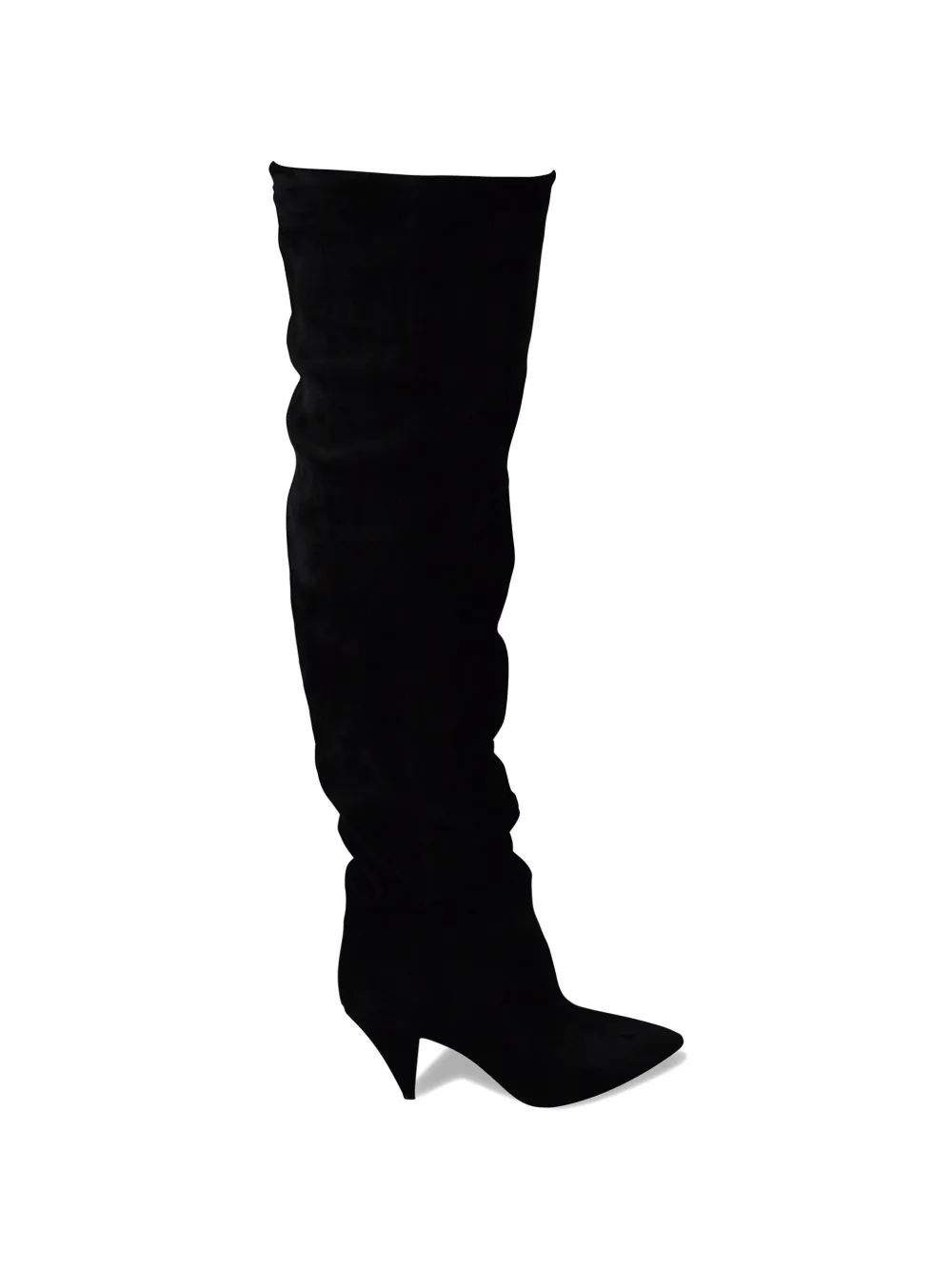 Saint Laurent Era 85 cuissard-laarzen Zwart