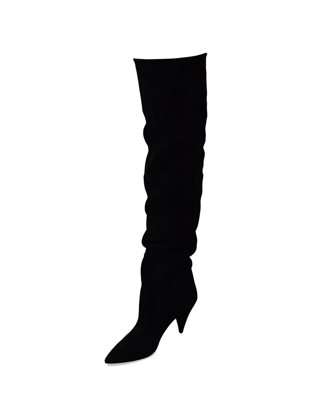 Saint Laurent Era 85 cuissard-laarzen Zwart
