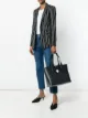 Image 2 of Emporio Armani large logo embossed tote