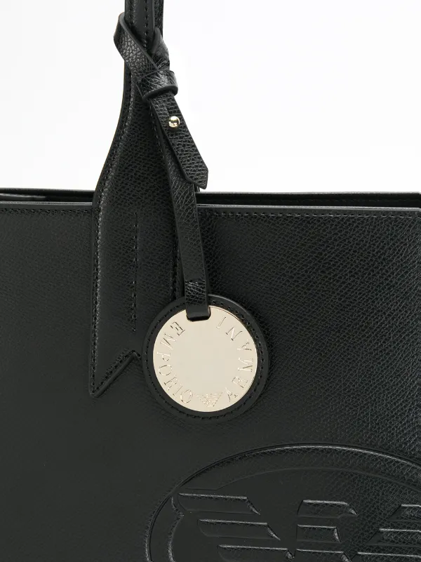 armani black tote bolsa