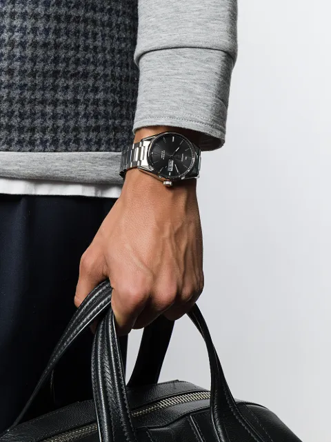 tag heuer carrera calibre 5 on wrist