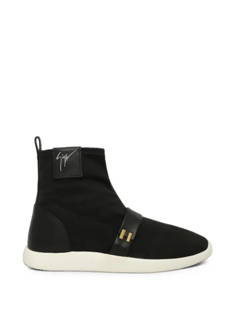 Giuseppe Zanotti baskets montantes à patch logo