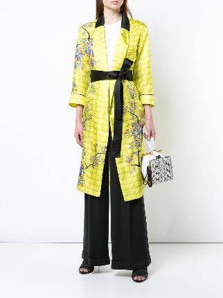 long belted blossom coat展示图