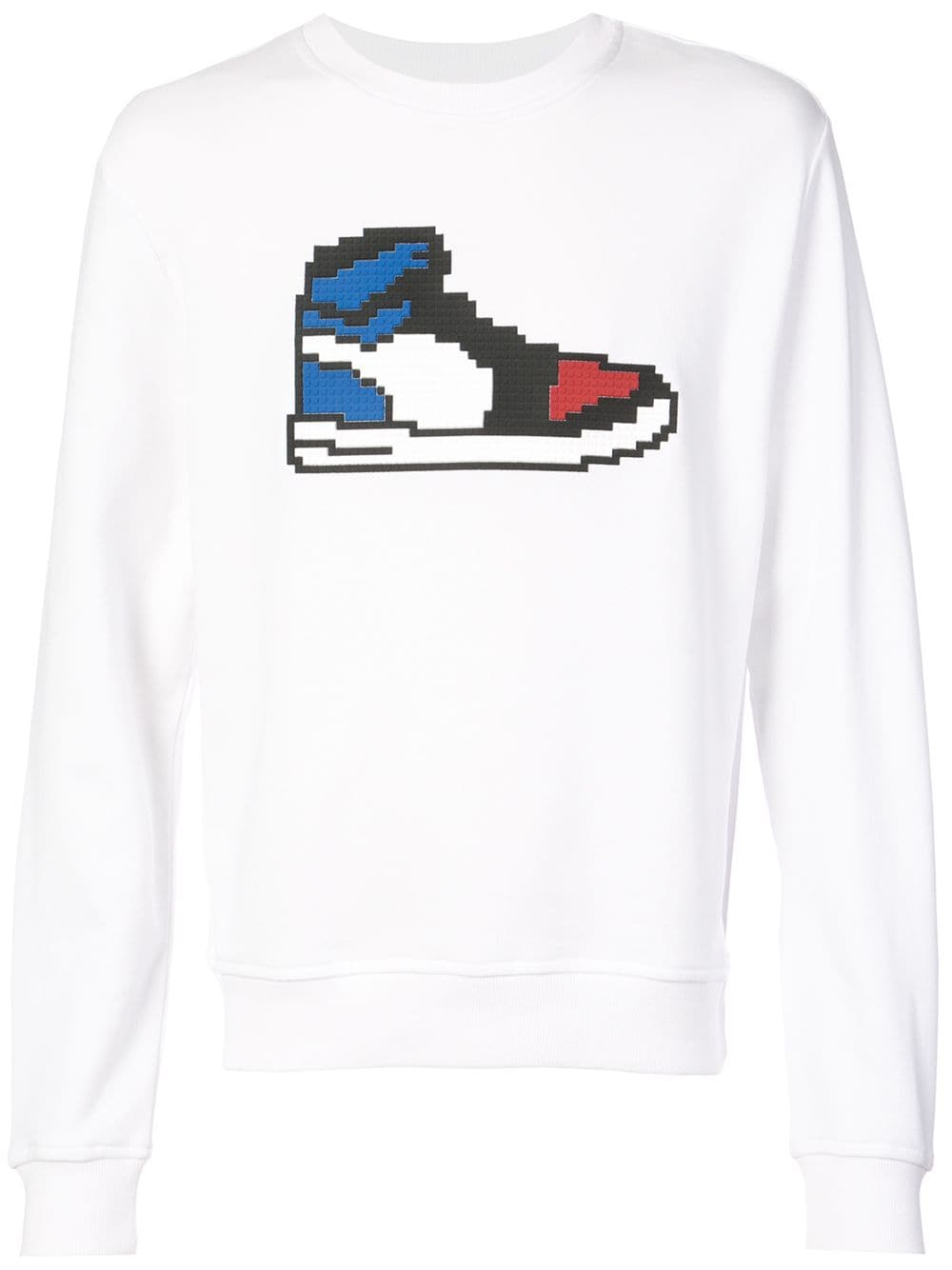 Shop Mostly Heard Rarely Seen 8-bit Americano Sneaker Sweatshirt In White