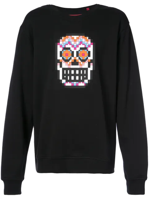 Mostly Heard Rarely Seen 8-Bit Muertos Skull sweatshirt