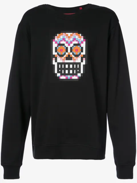 Mostly Heard Rarely Seen 8-Bit Muertos Skull sweatshirt