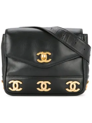 CHANEL Pre-Owned キルティング ボストンバッグ | ブラック | FARFETCH JP