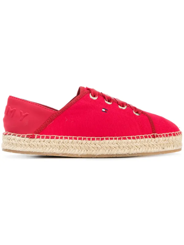 tommy hilfiger lace up espadrilles