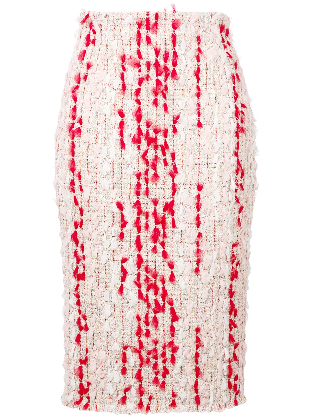Alexander McQueen Gonna in tweed - Multicolore