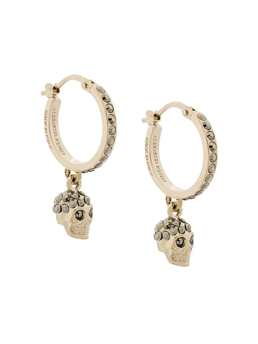 Alexander Mcqueen Skull Earrings Metallic Modesens Alexander Mcqueen Skull Earrings Metallic