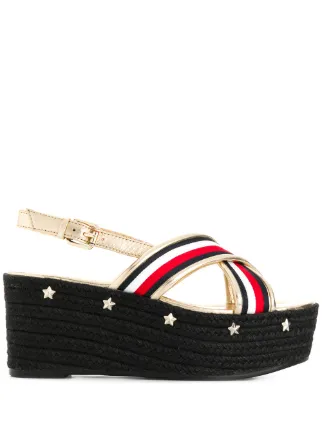 tommy hilfiger flatform sandals