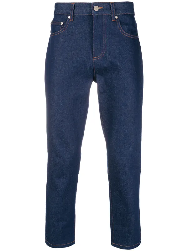 ami cropped jeans