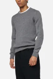 Rond Anglaises Col Coudes Patches Pull Côtes YAO14xq