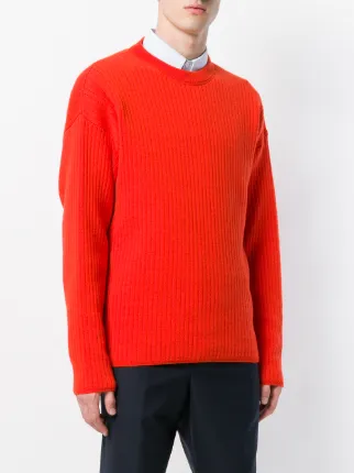 Double Face Oversize Alexandre Rond Mattiussi Ami Pull Côtes Col 0fv46wqB