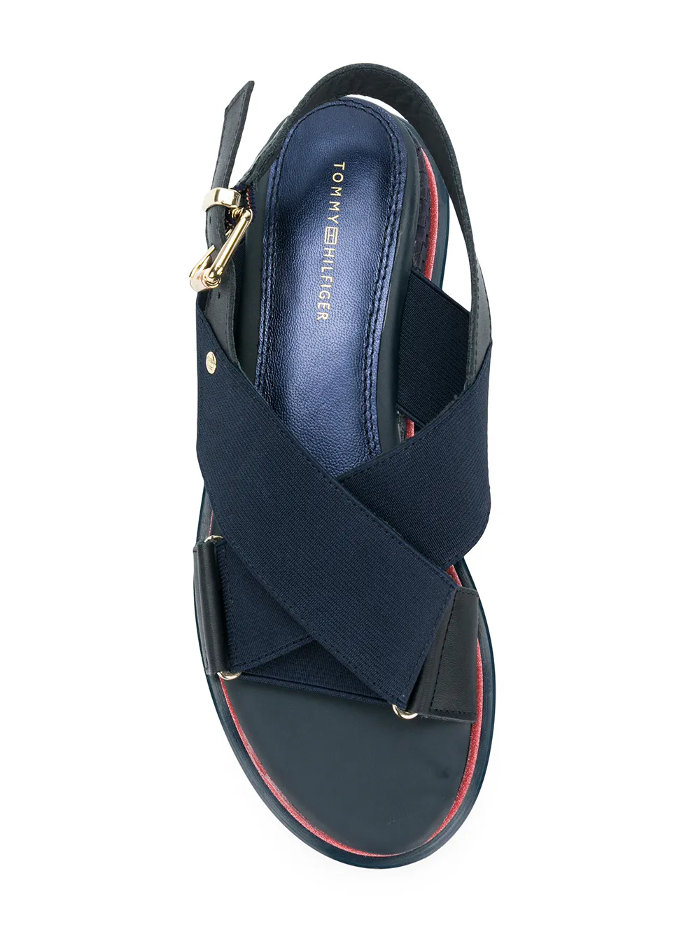 Tommy Hilfiger sandalias con tiras cruzadas - Azul - Tommy Hilfiger |  Mystilo