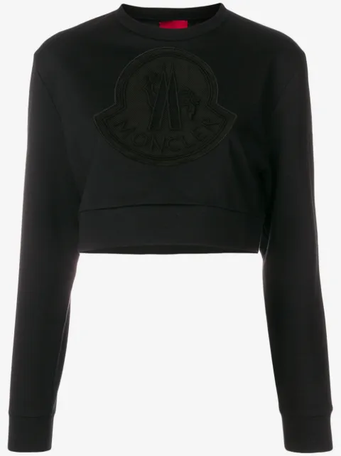 Moncler doorschijnende sweater met logo