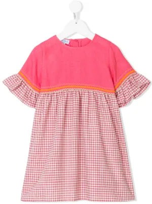Familiar チェック ワンピース | レッド | FARFETCH JP