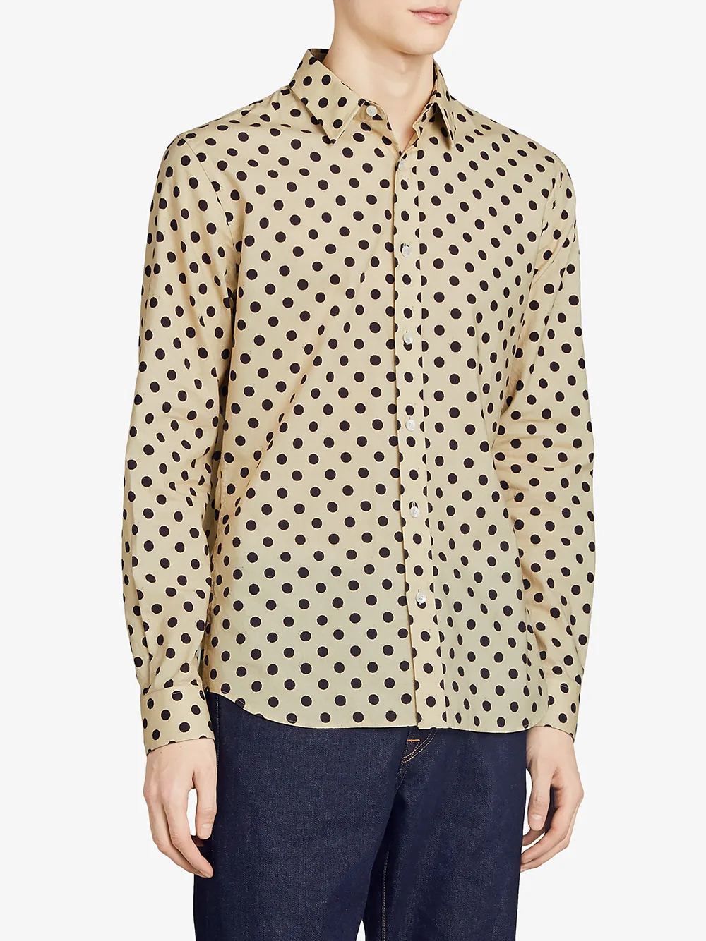 burberry polka dot shirt