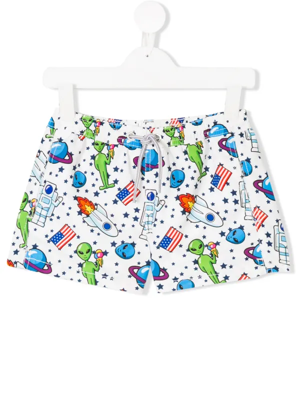 MC2 Saint Barth Kids Alien Print Swim 